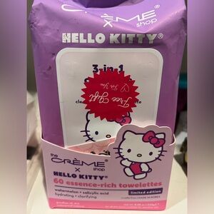 Hello Kitty x The Crème Shop Towelettes New in Box